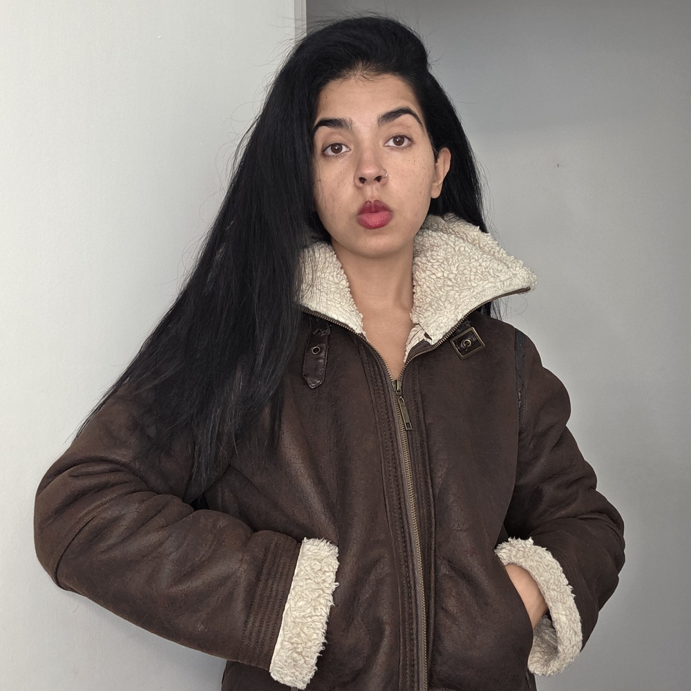 Women's Brown Shearling Jacket